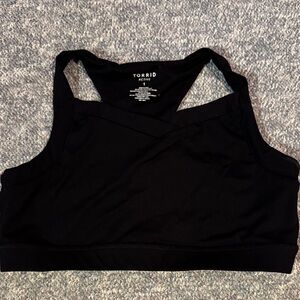 Torrid Active Black Sports Bra